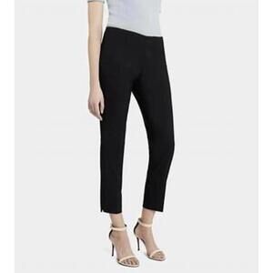 THEORY Women’s Belisa 3 Pant in Sevona Stretch Wool in Black-Size 10